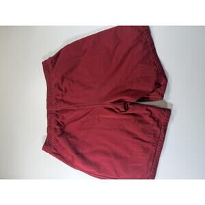 Nautica Red Swim Shorts with Side Stripe M